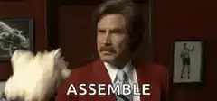 Ron Burgundy Assembles