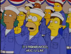 Homer Simpson corrects pronunciation