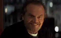 Jack Nicholson creepy smile