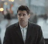 Colin Farrell confused face
