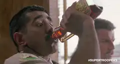 Supertroopers drinking maple syrup