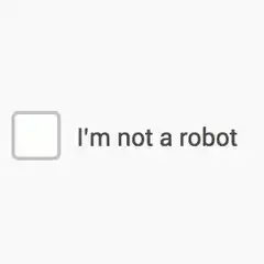 I'm not a robot captcha