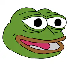 Pepe the Frog face changing expression