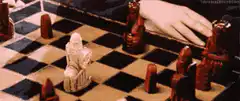 Chess pieces come to life