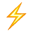 pixel art lightning bolt