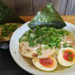 Bowl of ramen with egg and nori