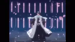 Ichigo Kurosaki uses Getsuga Tensho