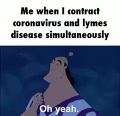 Jafar contracting coronavirus and lyme disease