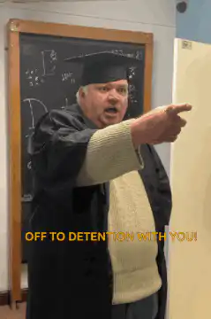 Teacher points to detention