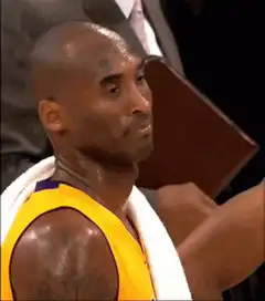 Kobe Bryant looking soft