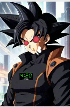 Goku crying 4:20