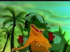 Dino-Riders laser beam