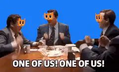 One of us one of us cat meme