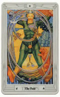 The Fool, The Hermit, Death, The Devil tarot cards