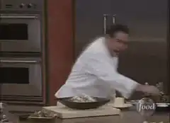 Chef slams food with BAM text