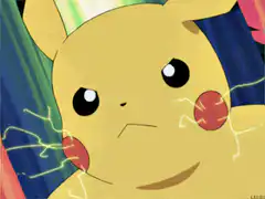 Pikachu uses Thunderbolt on Ash