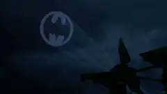 Batman Signal in the Night Sky