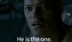 Morpheus says He is the one