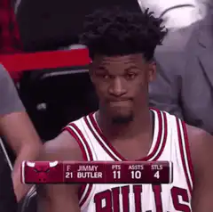 Jimmy Butler disappointed reaction