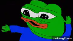 Pepe the Frog waving