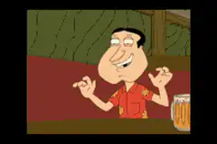 Quagmire dancing with a plunger