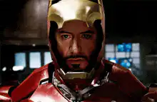 Iron Man helmet closes