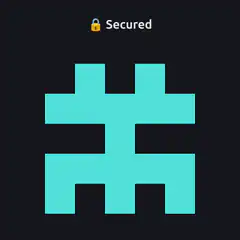 Secured pixel art hashtag