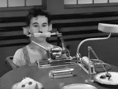 Charlie Chaplin's Automatic Feeding Machine
