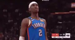 Basketball player misses free throw