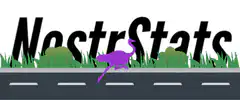 Purple ostrich running past NostrStats