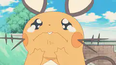 Pikachu crying with tears