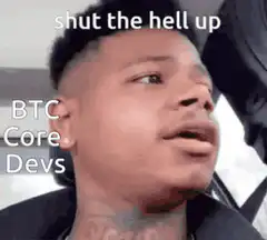 Shut the hell up BTC Core Devs