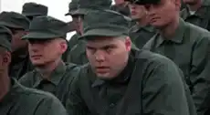 Private Pyle Stares Intensely