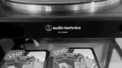 Audio-Technica turntable with Green Day record