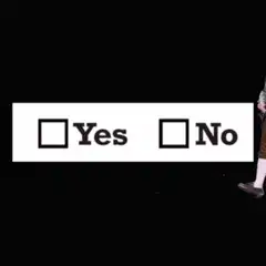 George Washington checks the No box