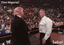 Wrestling referee knocked out