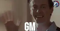 Steve Buscemi waving GM