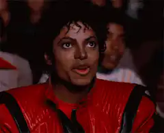 Michael Jackson shocked then smiles