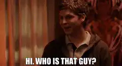 Hi. Who is that guy?