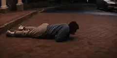 Man crawls to Lamborghini