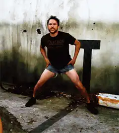 Nick Offerman doing the worm