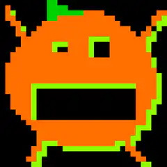 pixel art pumpkin dancing