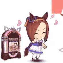Machikane chibi dancing