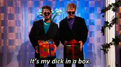 It's my dick in a box