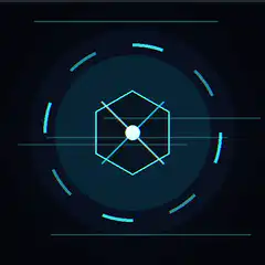 Futuristic Hexagon HUD Interface