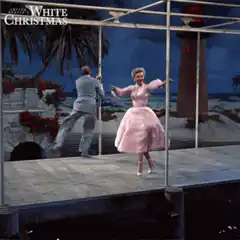 White Christmas dance pole spin