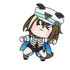 chibi character dancing