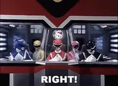 Power Rangers say RIGHT!