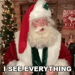 Santa Claus I See Everything
