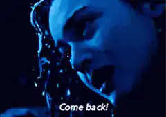 Rose from Titanic screaming Come back